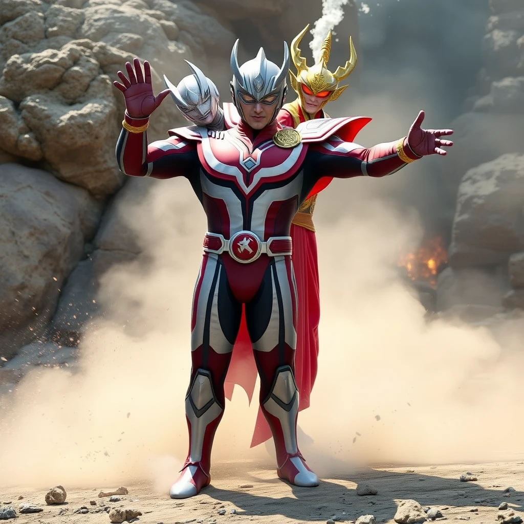 Ultraman vs. Guan Yu - Image