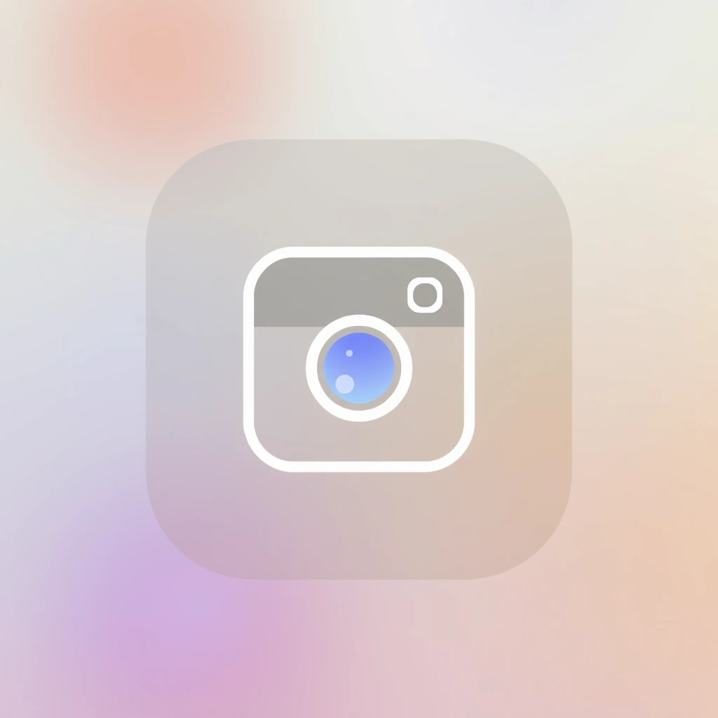 an app icon with camera roll - Image