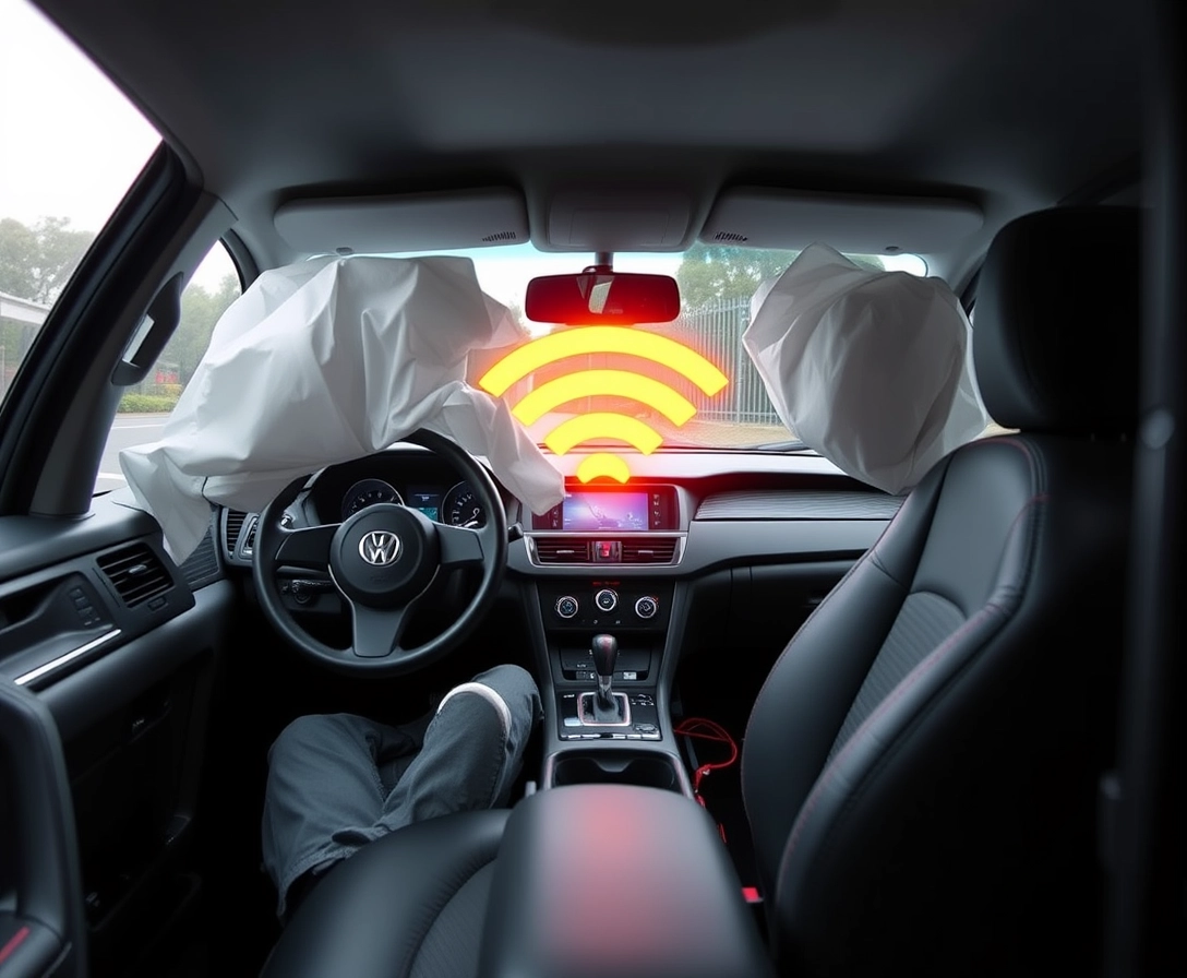 We are developing an accident alert system in which, if an accident occurs and the airbags deploy, our system sends the details of the accident to the nearest hospital and police station.