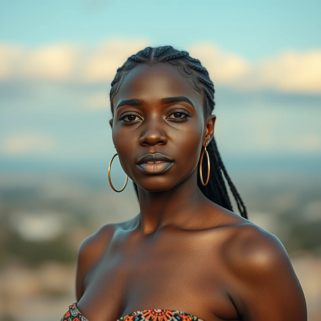 Black woman realistic photography 8k award-winning professional photography