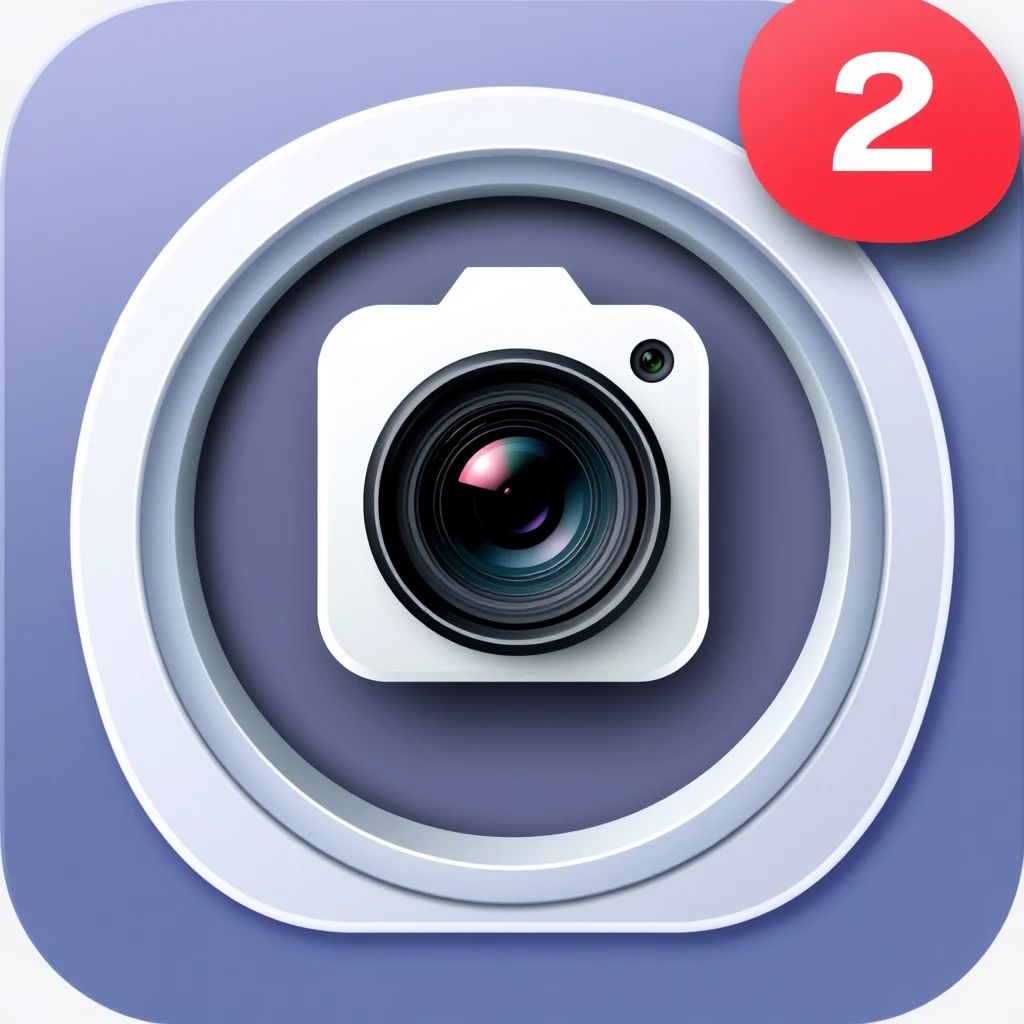 an app icon with camera