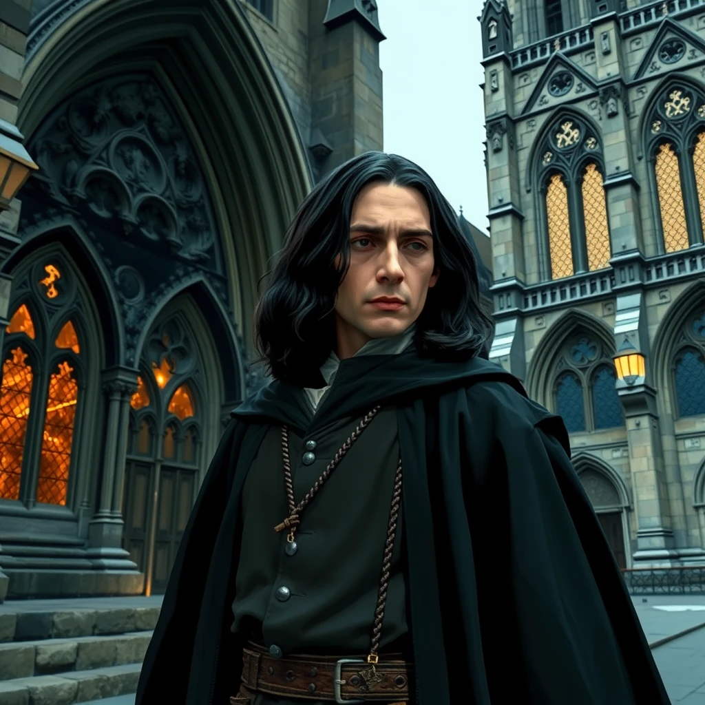 Severus Snape in Notre Dame - Image