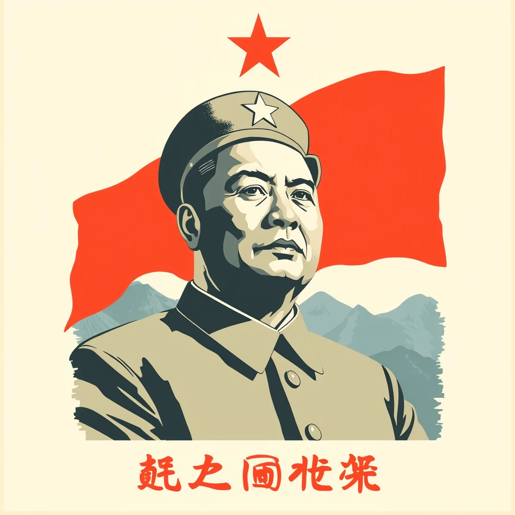 A poster of communism in Chinese