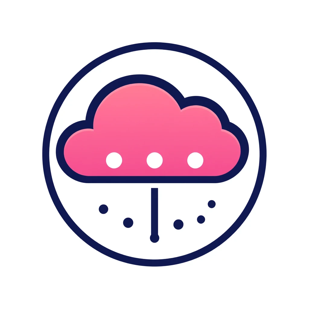 "A logo, file management, cloud storage, universal, transparent background" - Image