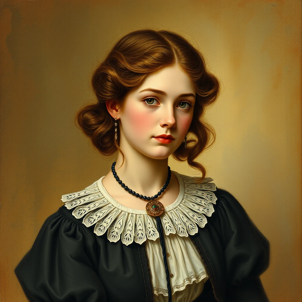 19th century woman portrait gibson girl - Image