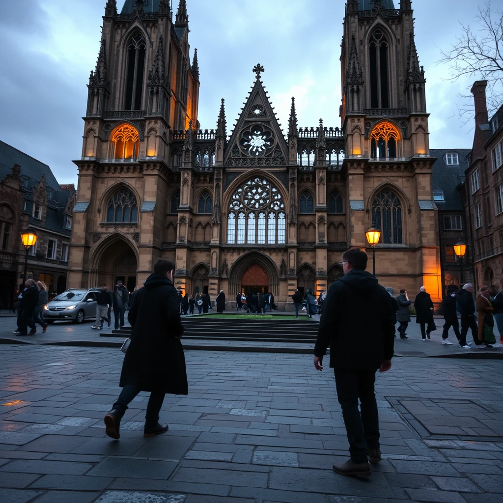 "Harry Potter photo in Notre Dame" - Image