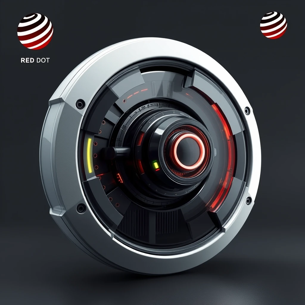 A machine tool, industrial design, Red Dot Award design style, futuristic, scientific and technological sense. - Image