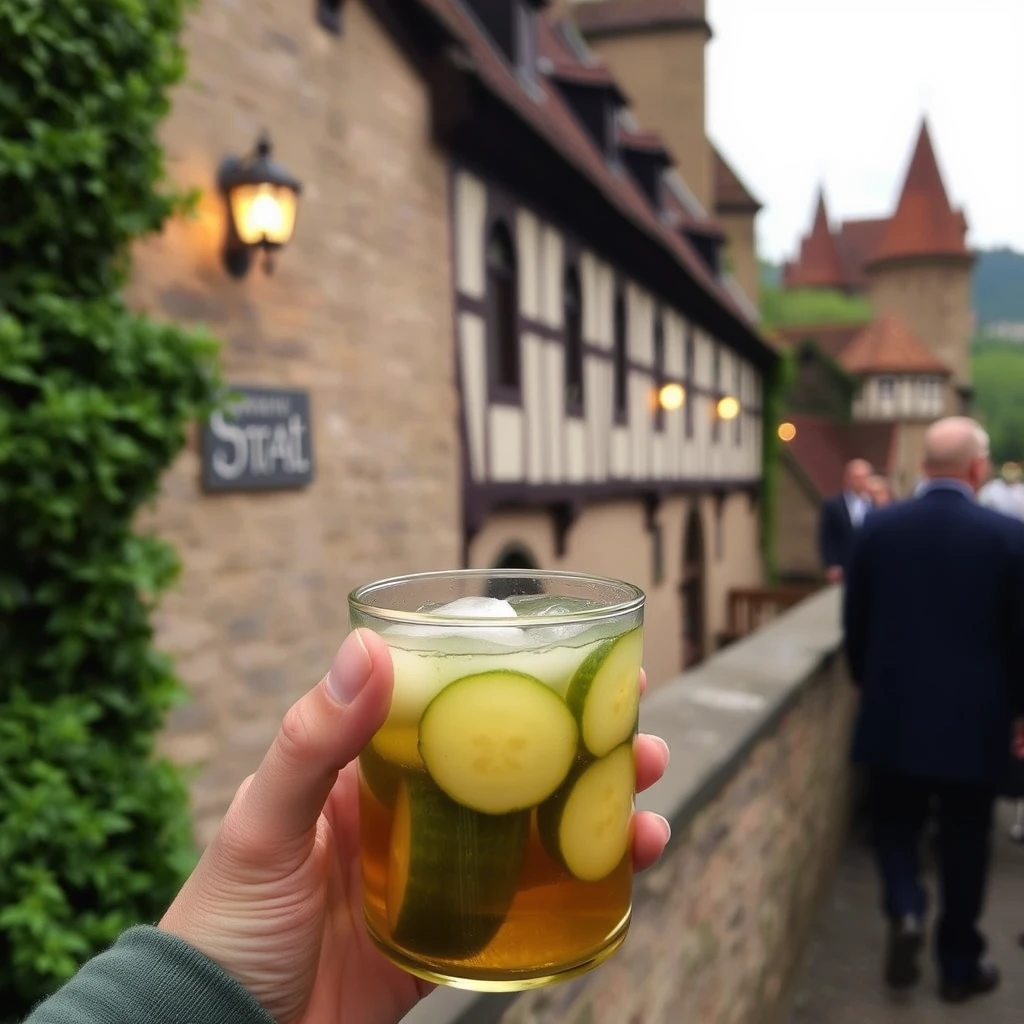 pickled cucumber at Heidelberg Castle