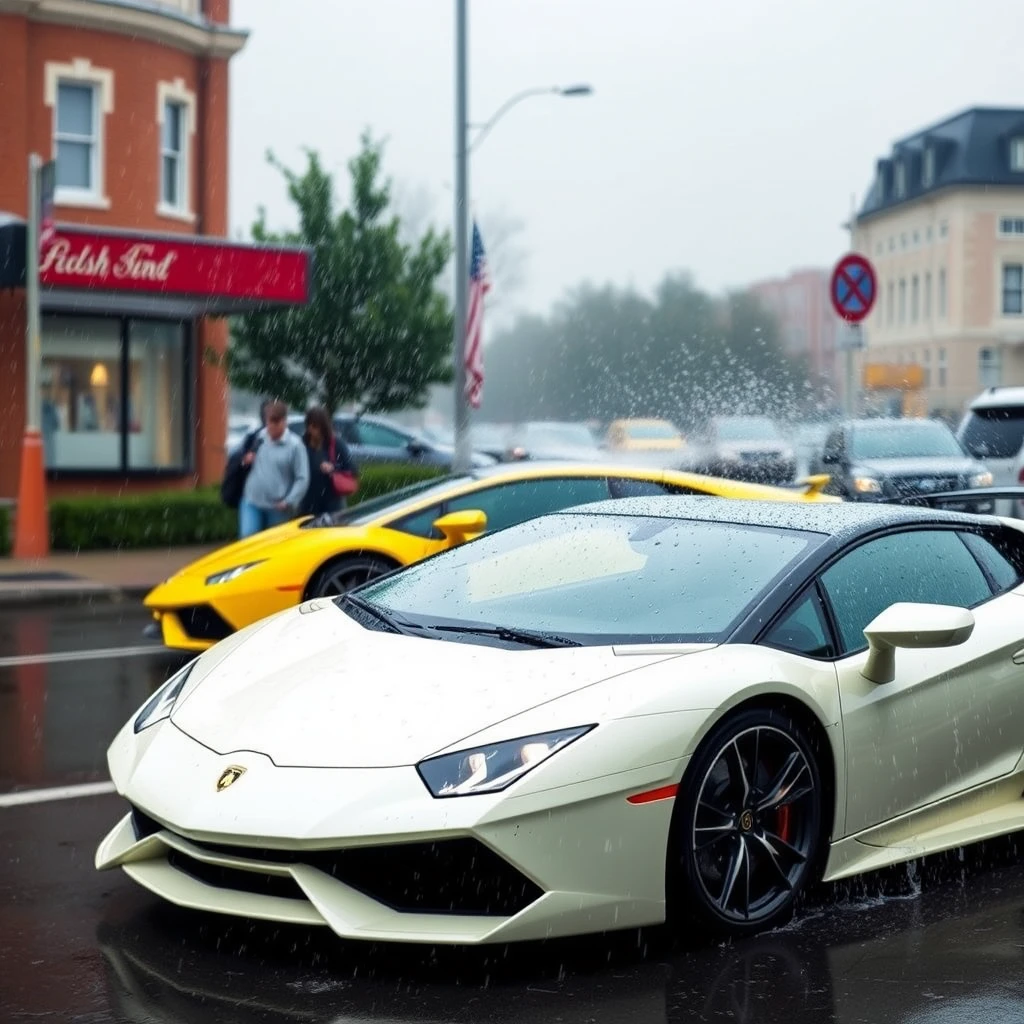 "A Lamborghini just drove past me and splashed me with water. At that moment, I vowed that when I have money, I will definitely buy a raincoat that belongs to me."