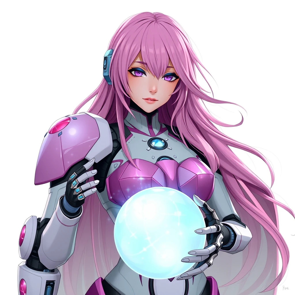 Lacus Clyne with her ball robot