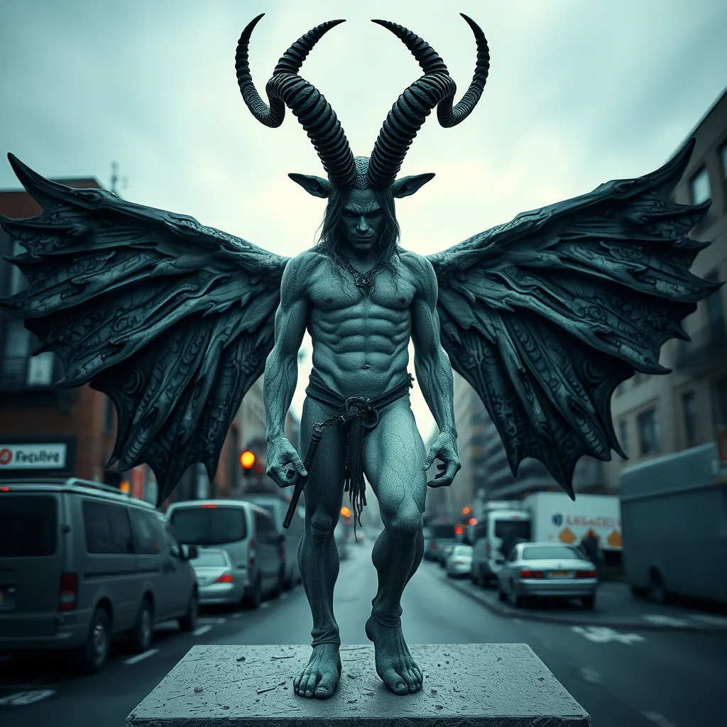 urban baphomet, hd photography