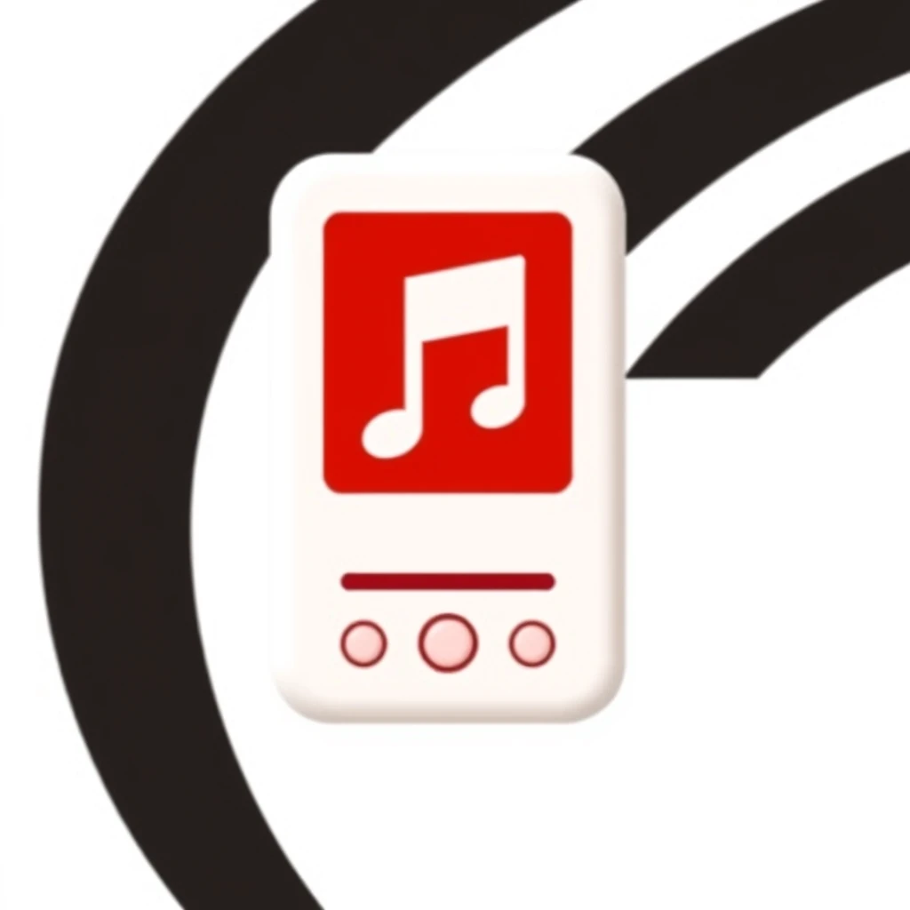 icon, music player, sign