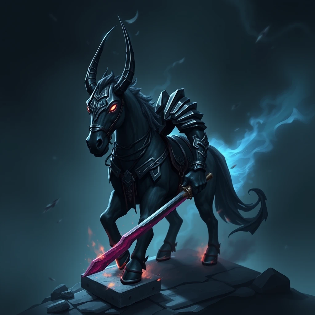 lol-hecarim, black style - Image