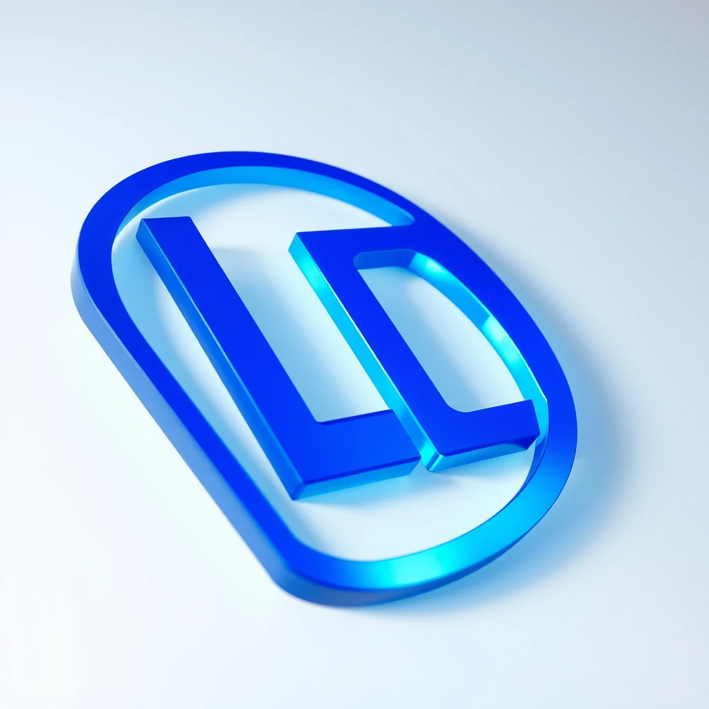 "LD" blue logo and study