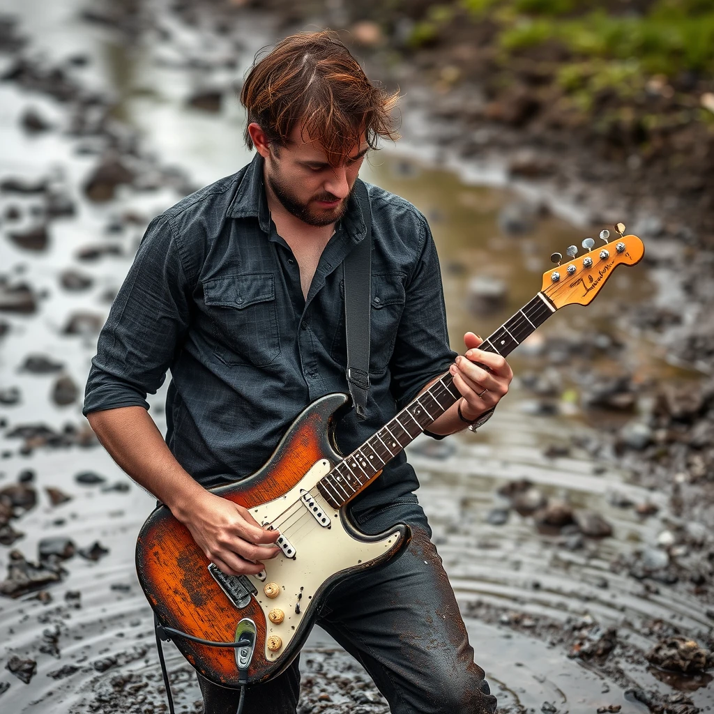 A professional musician stuck in the mud