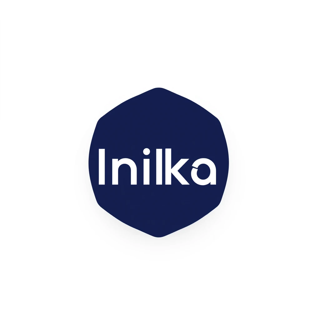 A sleek, modern logo for an AI-based e-commerce platform called Inika where brands can make their e-commerce storefronts. - Image