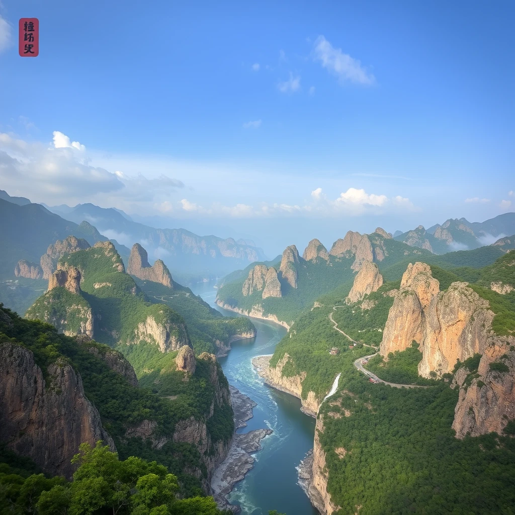 A Thousand Li of Rivers and Mountains, Chinese - Image