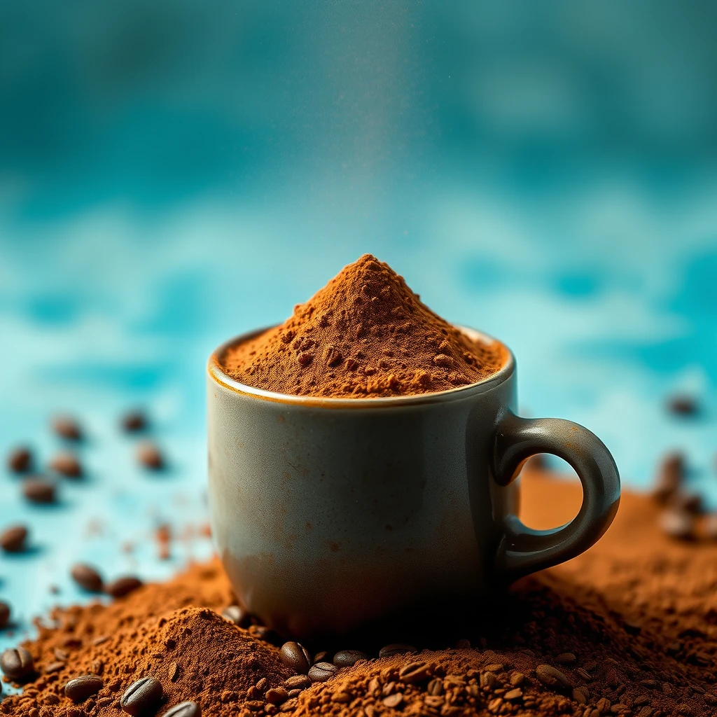 Hd wallpaper, coffee powder, close-up food commercial photography - Image