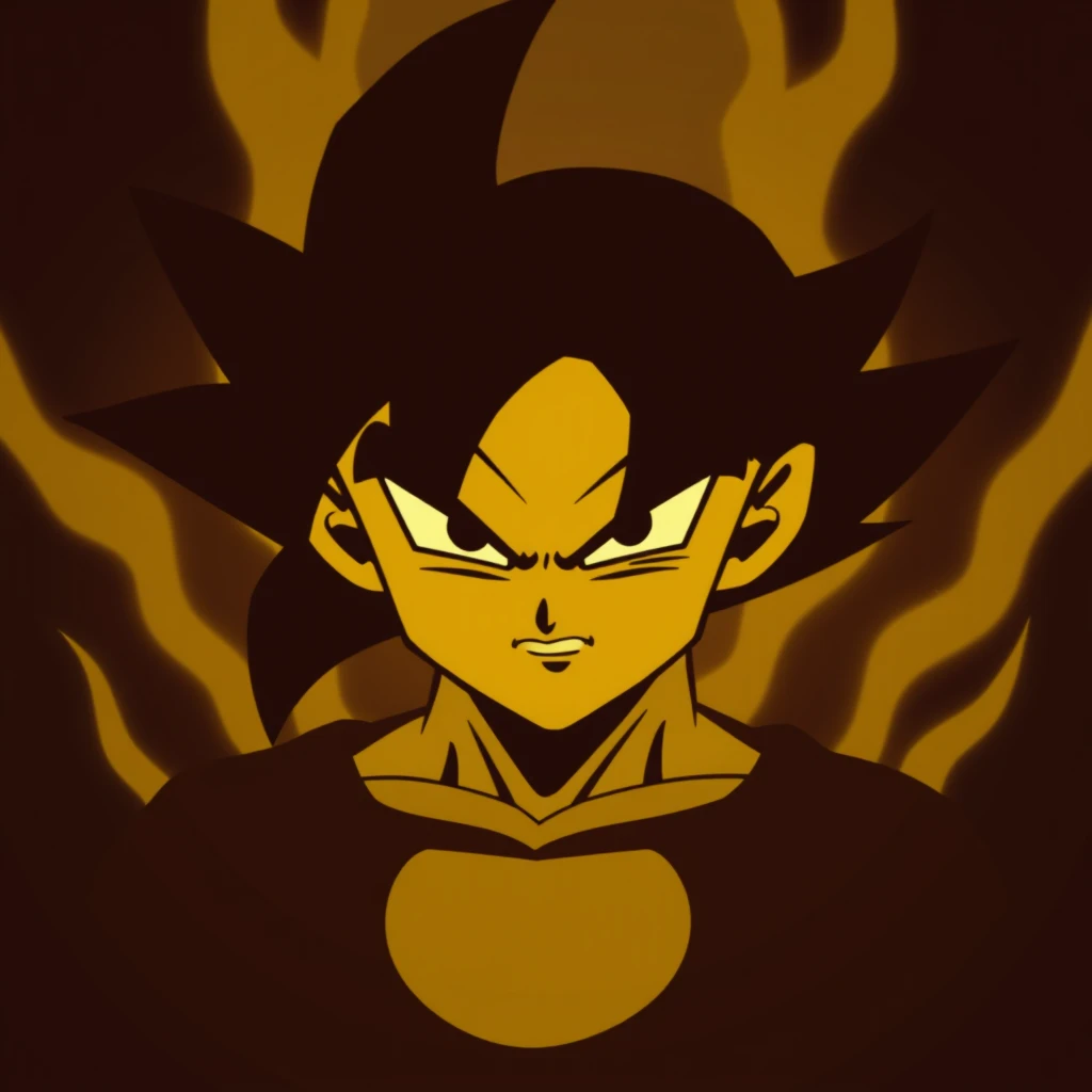 Dragon Ball Super wallpaper in dark yellow - Image