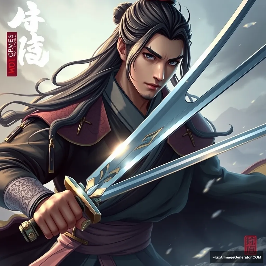 "The protagonist of 'Sword Comes', in the appearance of the Sword Qi Great Wall."