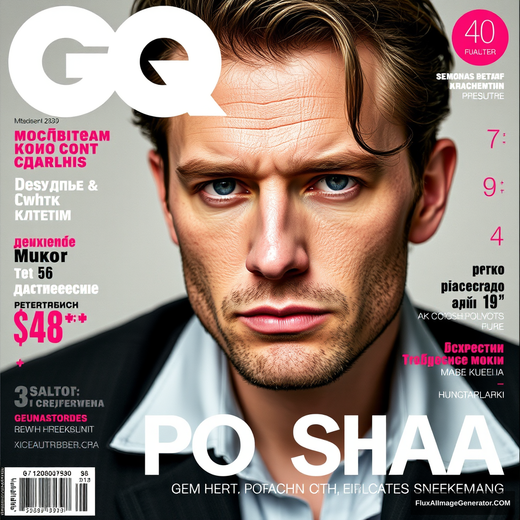 GQ magazine Russian version front cover - Image