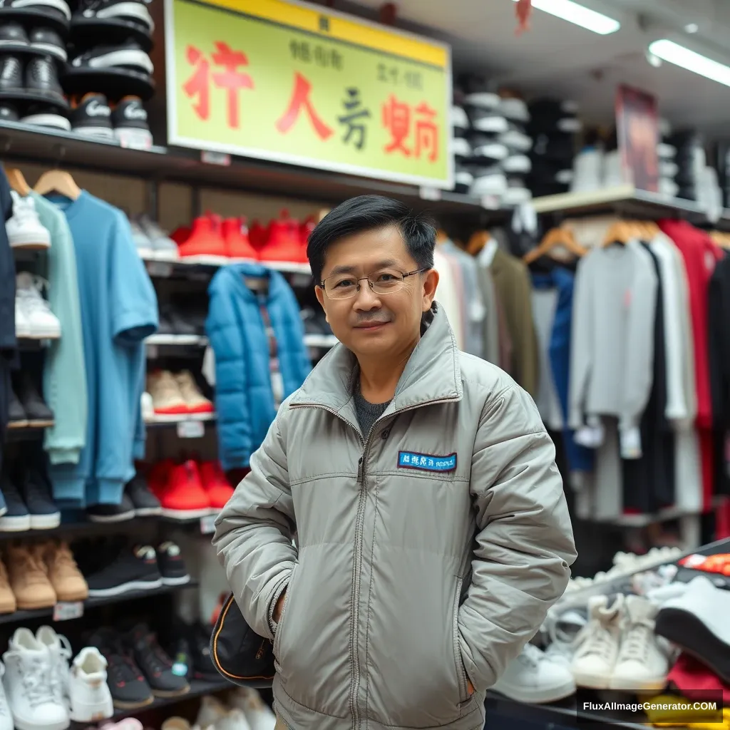 "I run a clothing supermarket in Huangshan, right across from the Telecom Building in Tunxi District. We are preparing for our summer clearance sale. If you need to stock up on daily necessities, we have promotions on bedding and all sorts of other items. Look at these thousands of shoe styles and the dazzling array of clothing, all available at discounts and special prices."