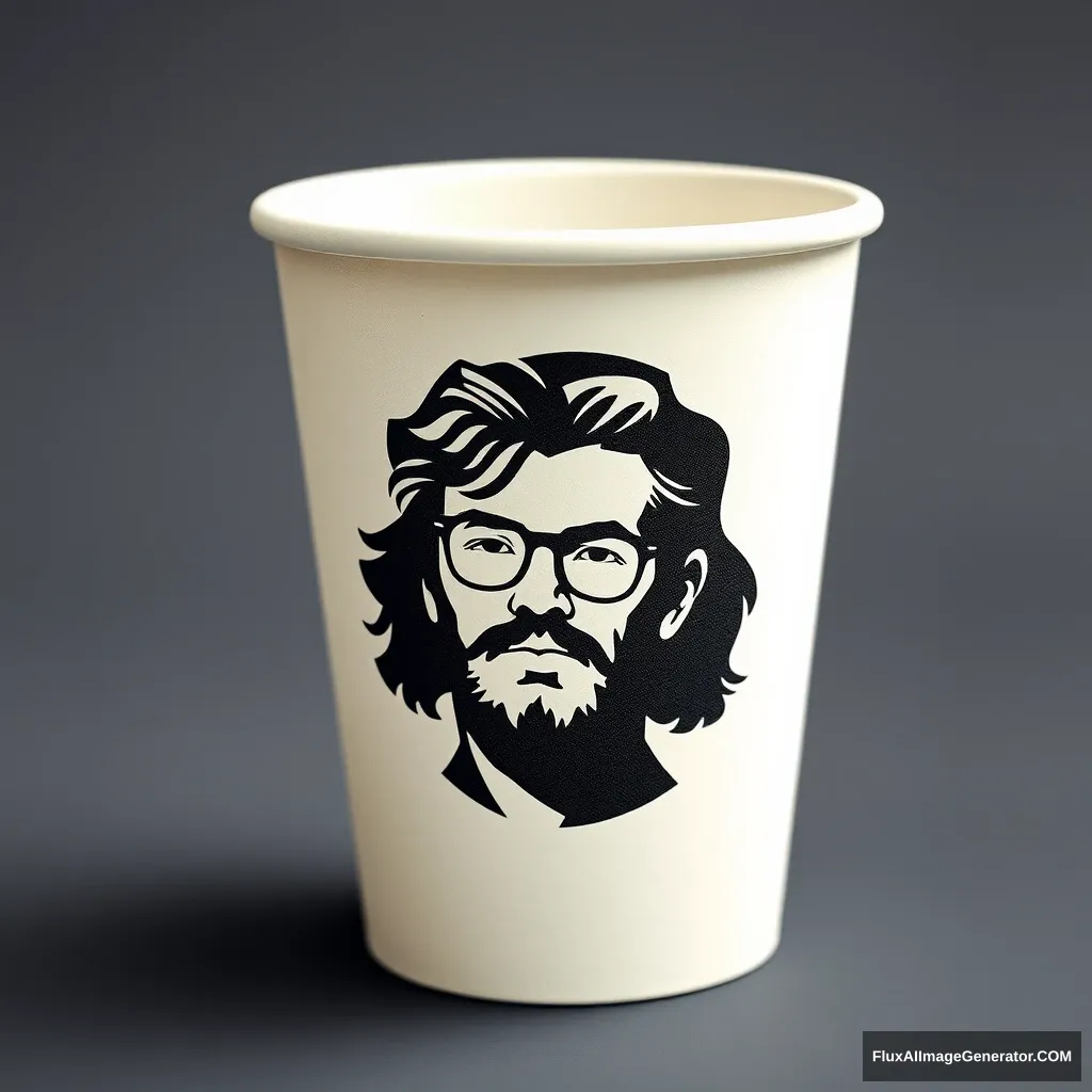 "papercup that printing brad pitt" - Image