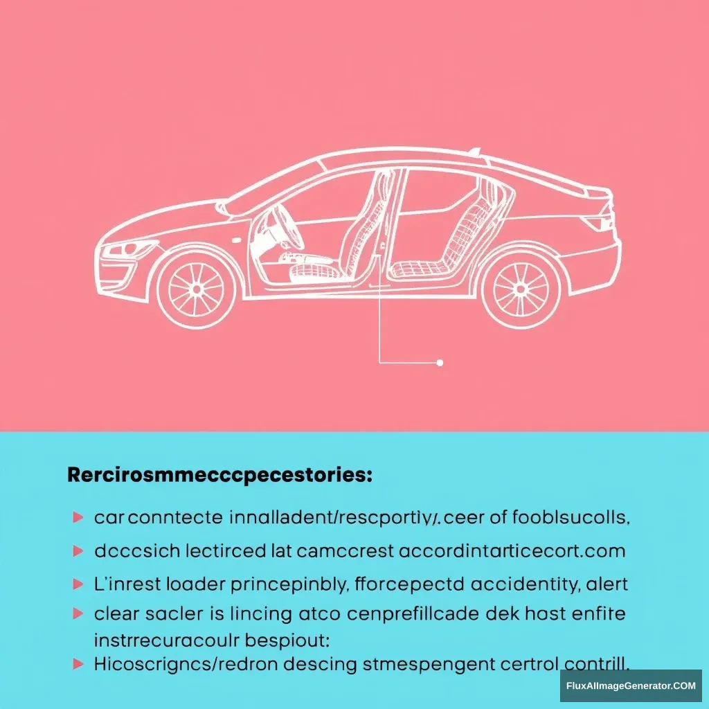 Sure! Here's a concise prompt specifically for creating a sketch of the car with the hardware components installed:

Prompt for Generating a Car Sketch with Hardware Components Installed:

Create a detailed sketch of a car equipped with an advanced accidental alert system, focusing on the specific installation locations of the following hardware components:

Microcontroller/Processor:

Installed under the dashboard or in a central control unit.