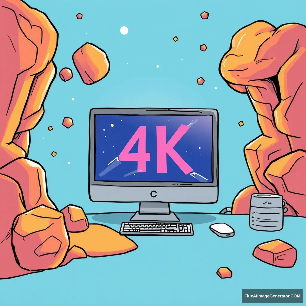 "Draw a 4K high-definition computer wallpaper."