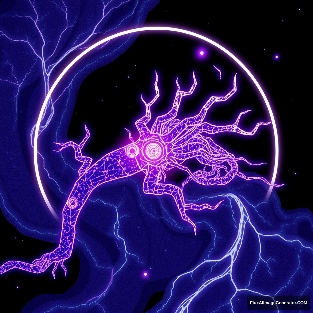 emblem: neuron sleep psionic violet - Image