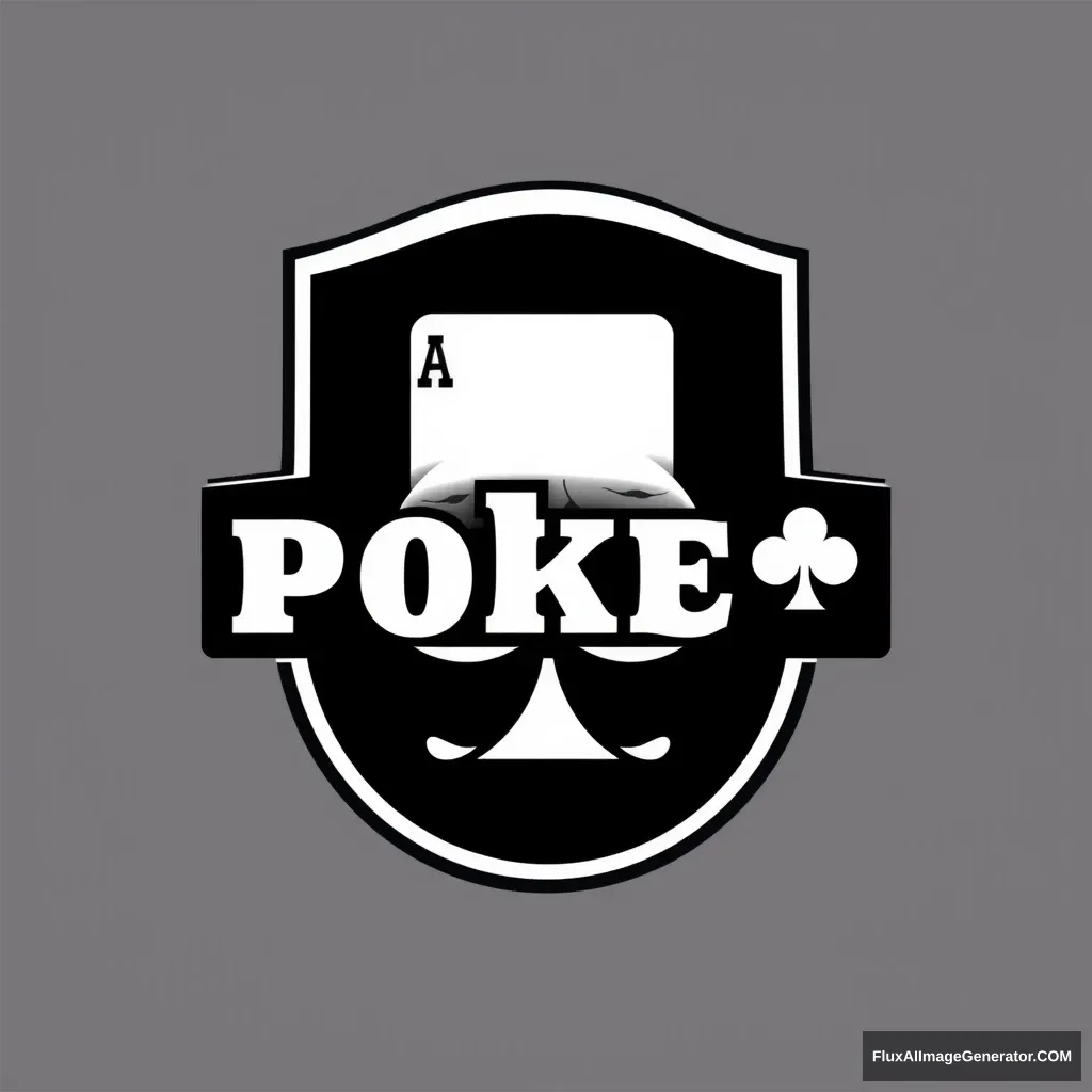 a logo, poker. simpler.