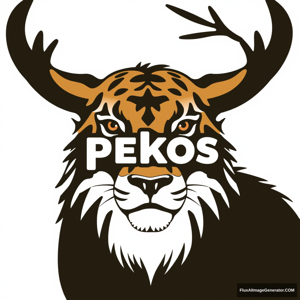 wildlife logo with the name pekos - Image