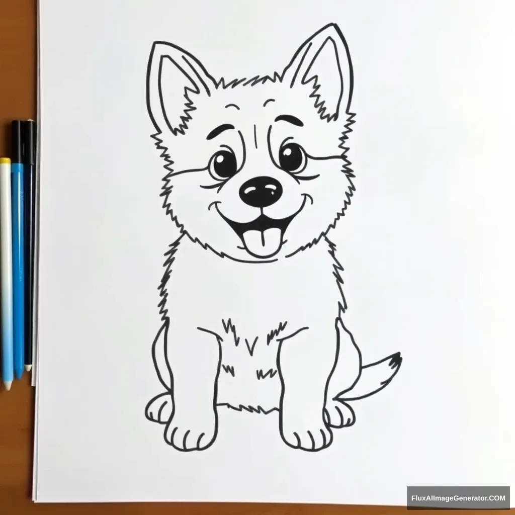 Draw a dog - Image