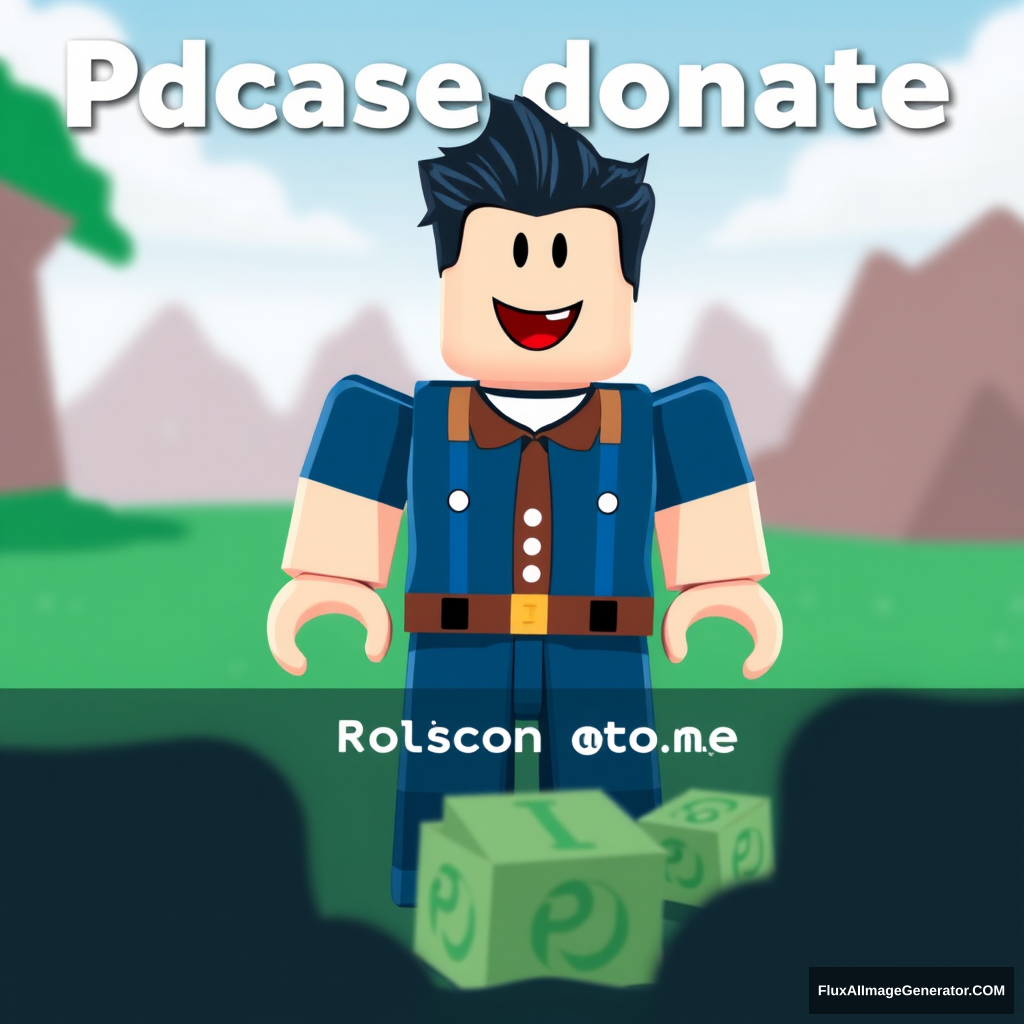 Please donate Roblox game Robux.