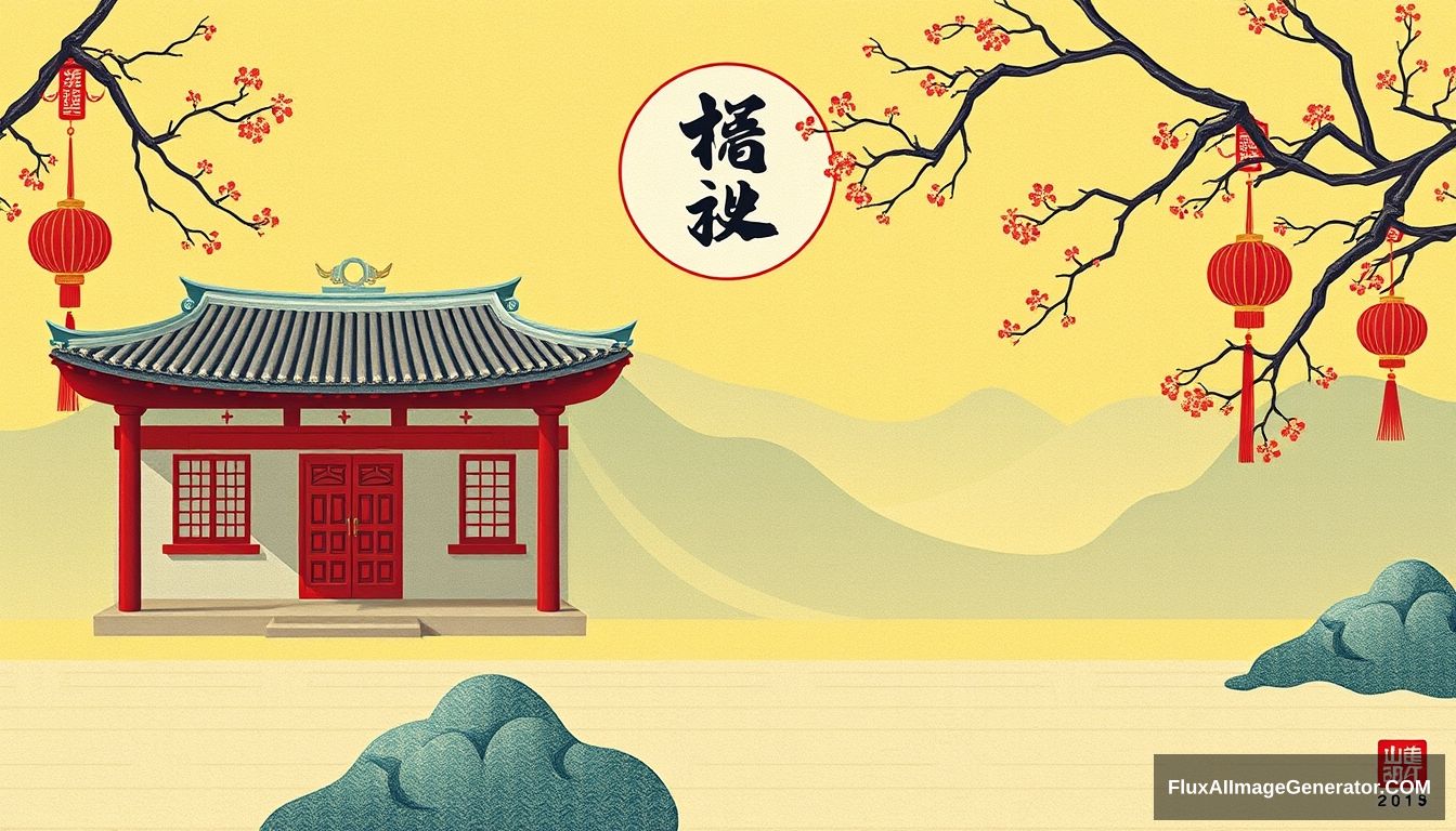 "National style, traditional color scheme,重峦叠嶂,"