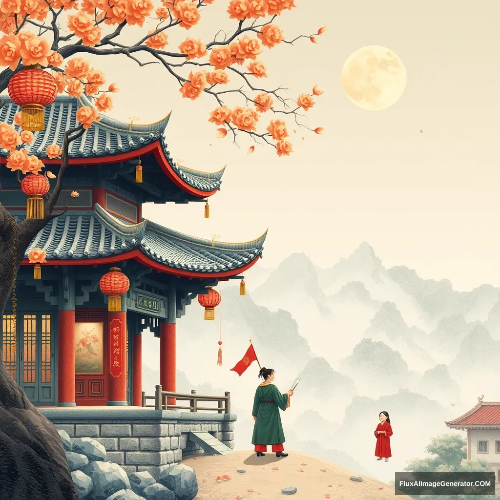 Illustration about Chinese culture - Image