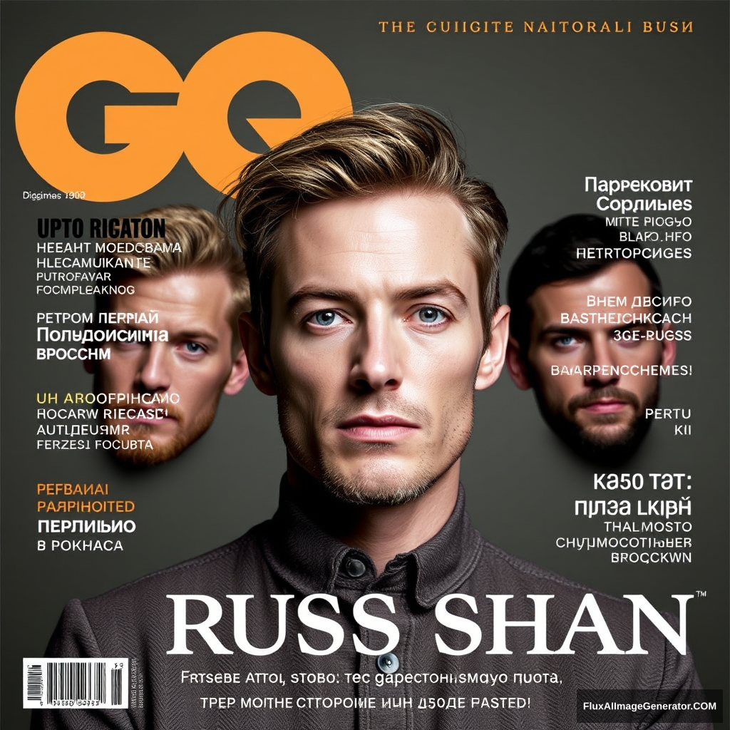 GQ magazine Russian version front cover