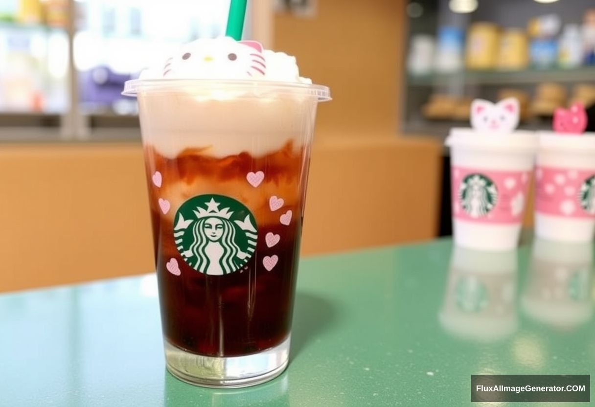 Starbucks Hello Kitty beverage - Image