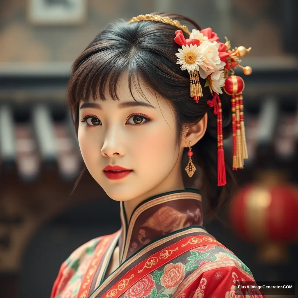 Pretty Oriental girl