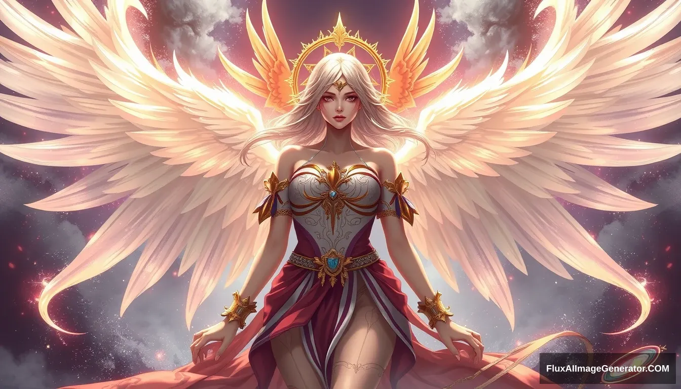 "Female Anime Divine Archangel Aiser"