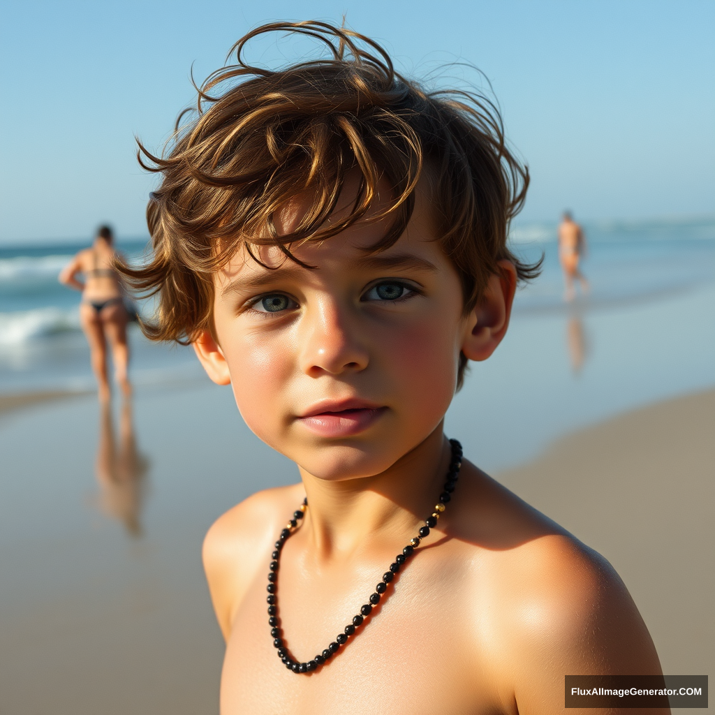 boy at the beach