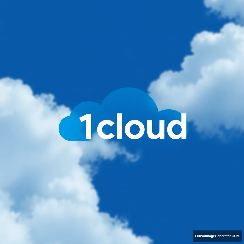 "Design a logo for 1cloud. 1cloud provides one-stop cloud services. The logo should be simpler and better express the idea of solving all cloud service needs at once."