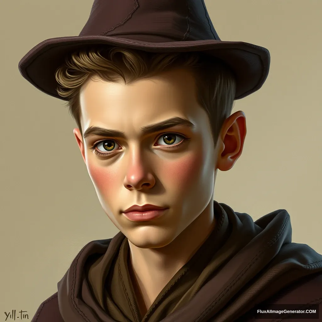 A young wizard with a smooth face - Image