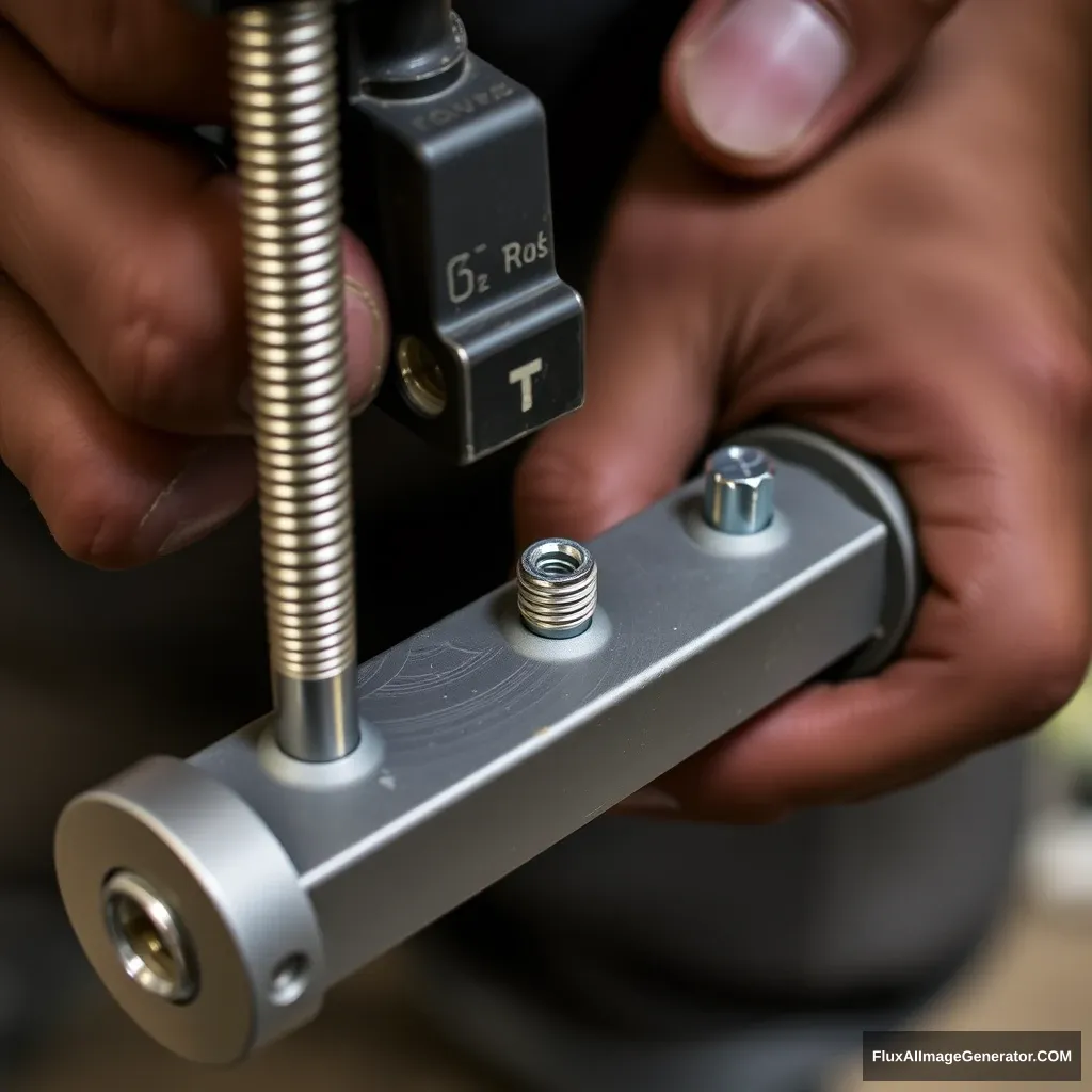 Tightening screws - Image