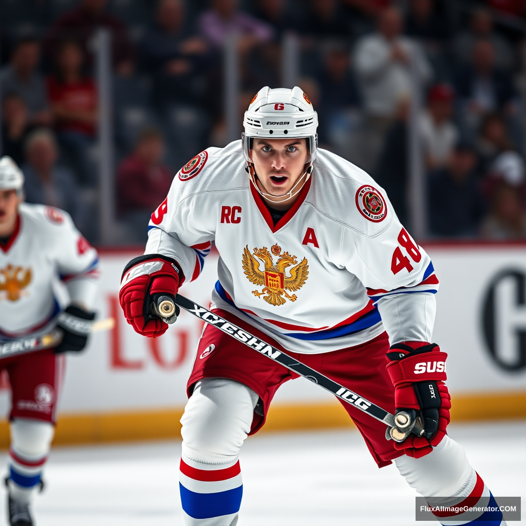 Russian hockey man - Image