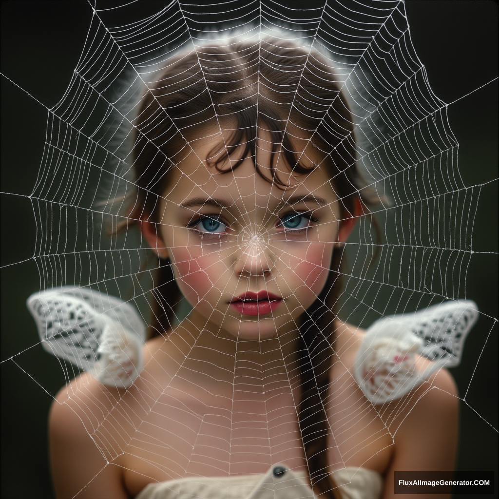 girl in spiderweb - Image