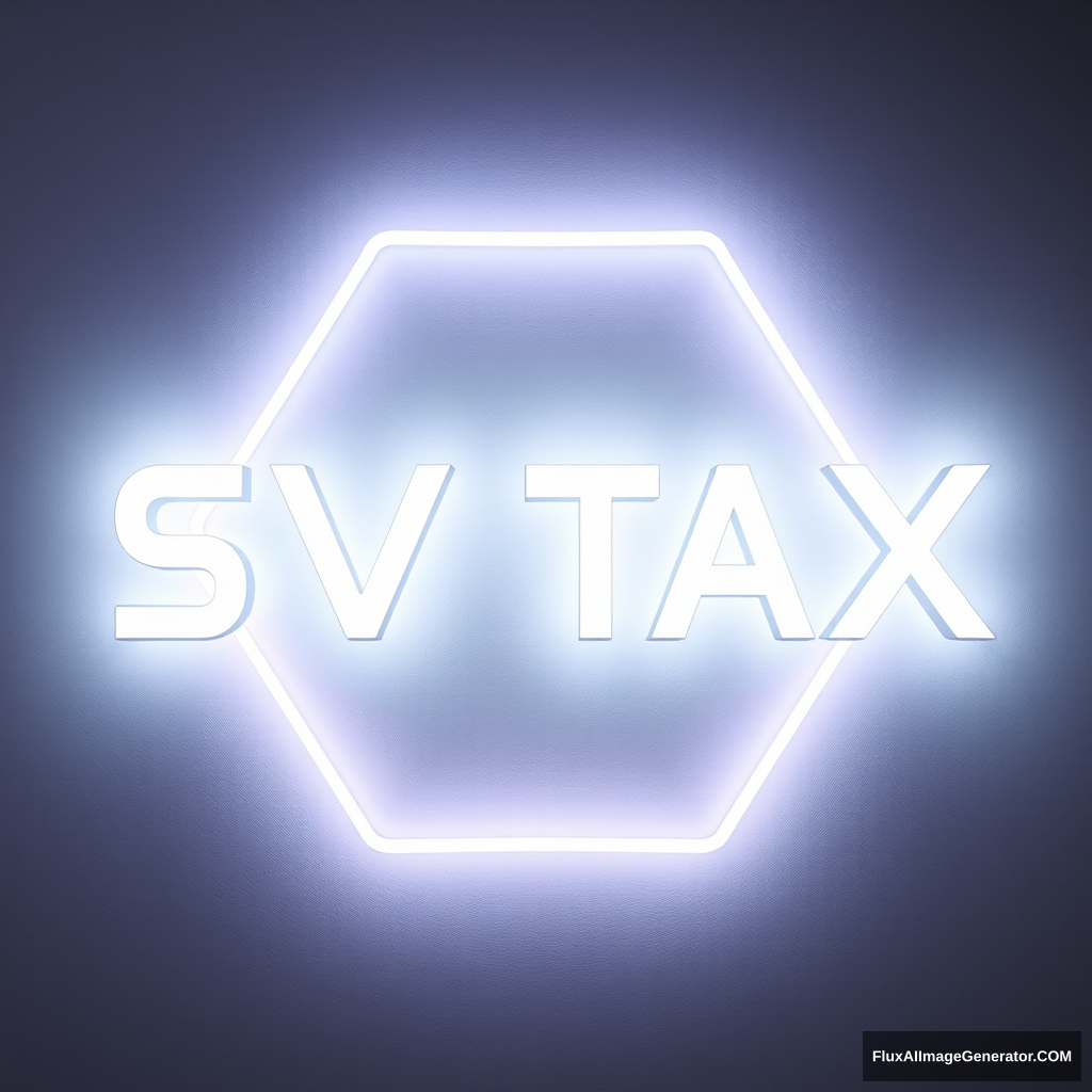 Creative “SVETAX” Led luminaire logo - Image