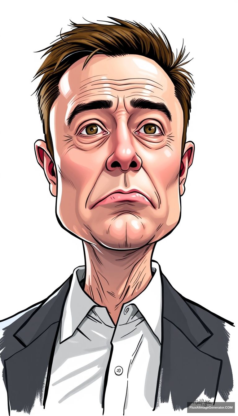 Elon Musk, Caricature - Image