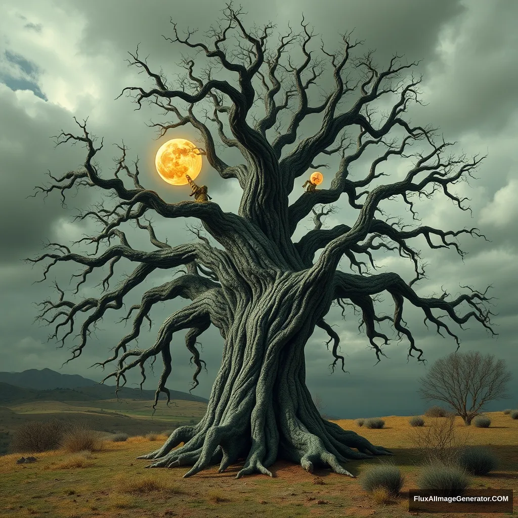 Weird surreal terrible tree - Image