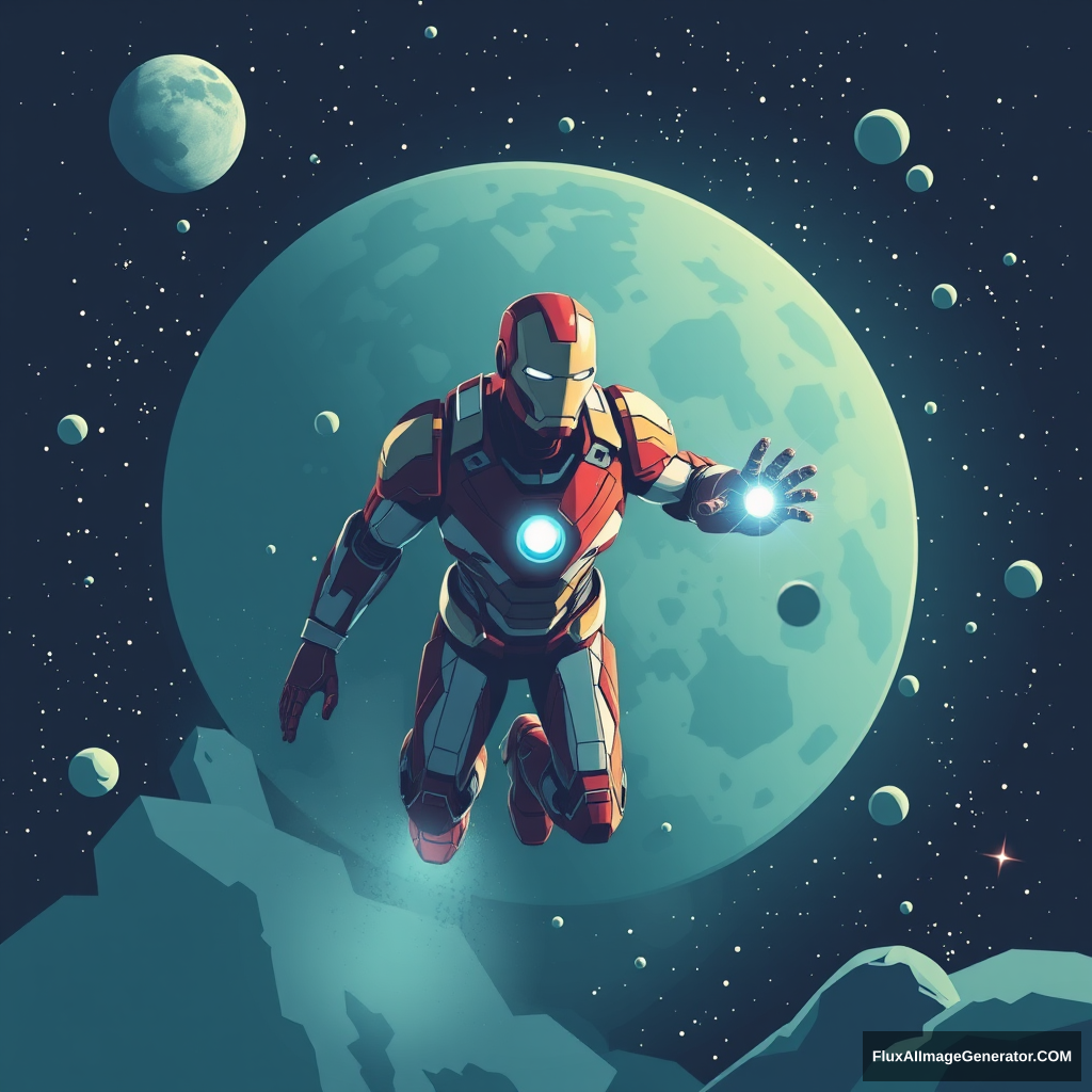 Iron Man in Space - Image